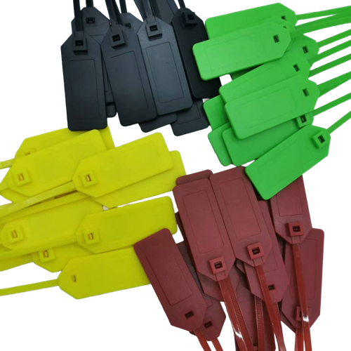 Disposable Customizable Length RFID Cable Tie Tag - side view