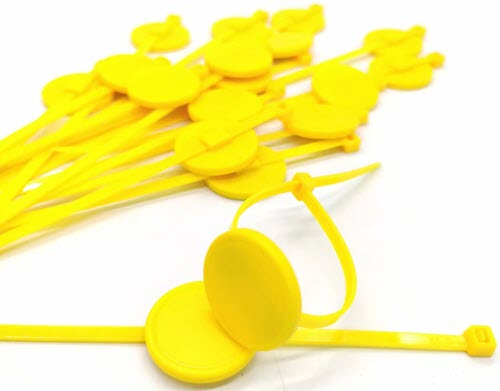 Split Nylon Reusable RFID Cable Tie - open position